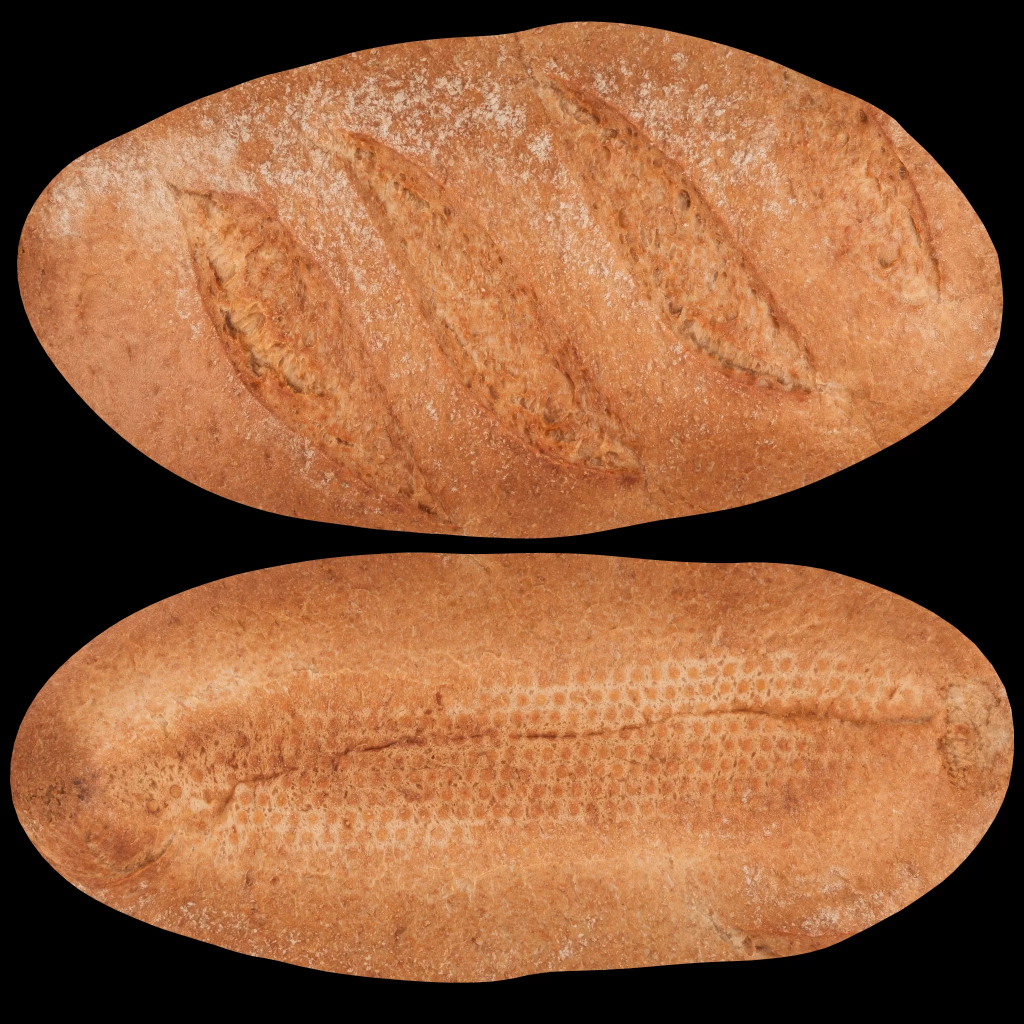 PBR TEXTURES – FULL OPTION – Bread Loaf  – 1484