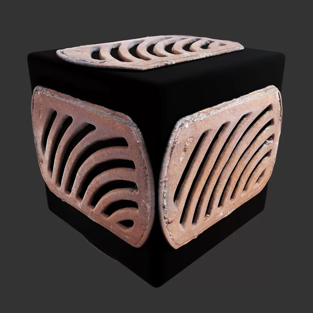 PBR TEXTURES – FULL OPTION – City Street Grate – 179 PBR TEXTURES – FULL OPTION – City Street Grate – 179