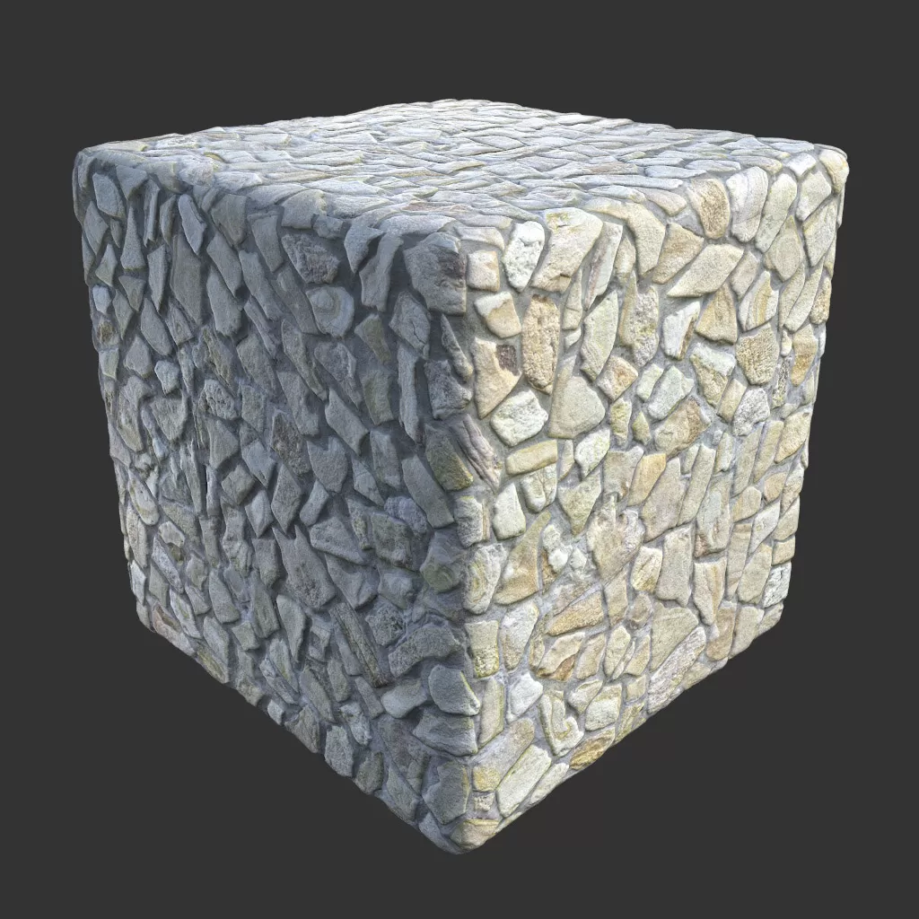 PBR TEXTURES – FULL OPTION – Cobblestone – 263 PBR TEXTURES – FULL OPTION – Cobblestone – 263