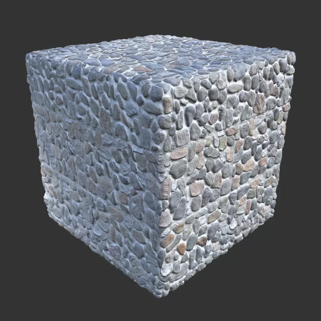 PBR TEXTURES – FULL OPTION – Cobblestone – 265 PBR TEXTURES – FULL OPTION – Cobblestone – 265