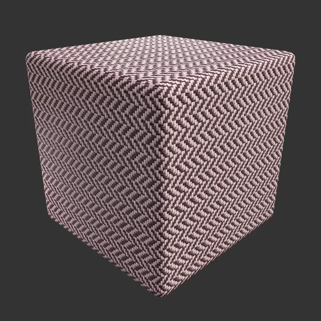 PBR TEXTURES – FULL OPTION – Fabric Weave Zig – 444