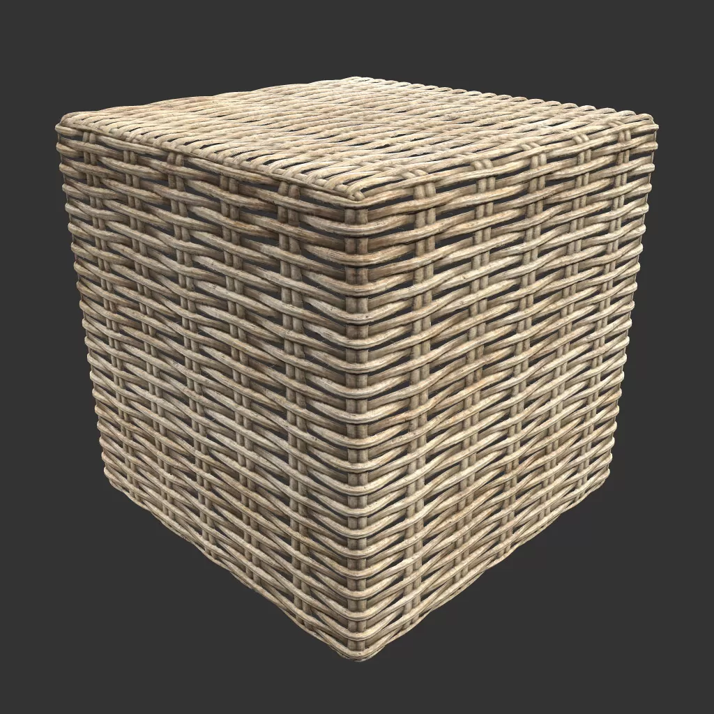PBR TEXTURES – FULL OPTION – Fabric Wicker  – 445