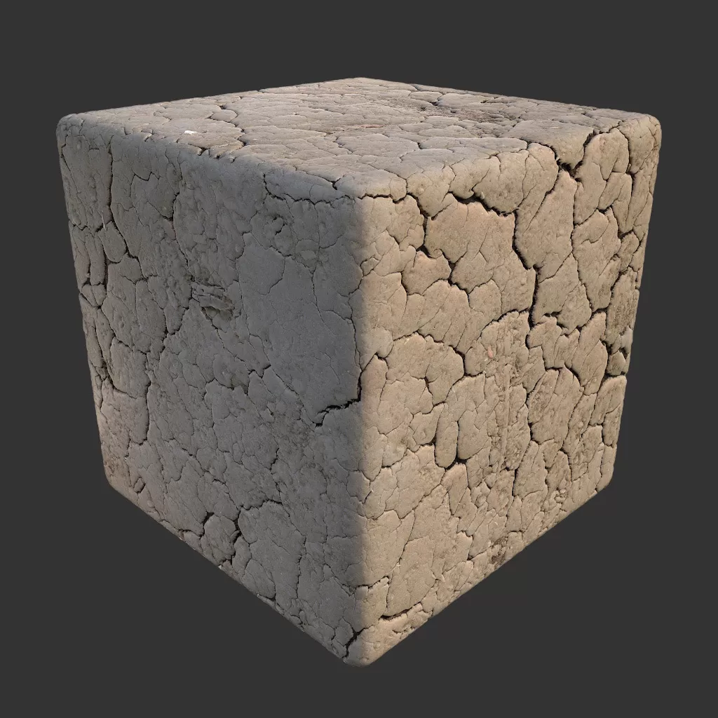PBR TEXTURES – FULL OPTION – Ground Clay  – 534