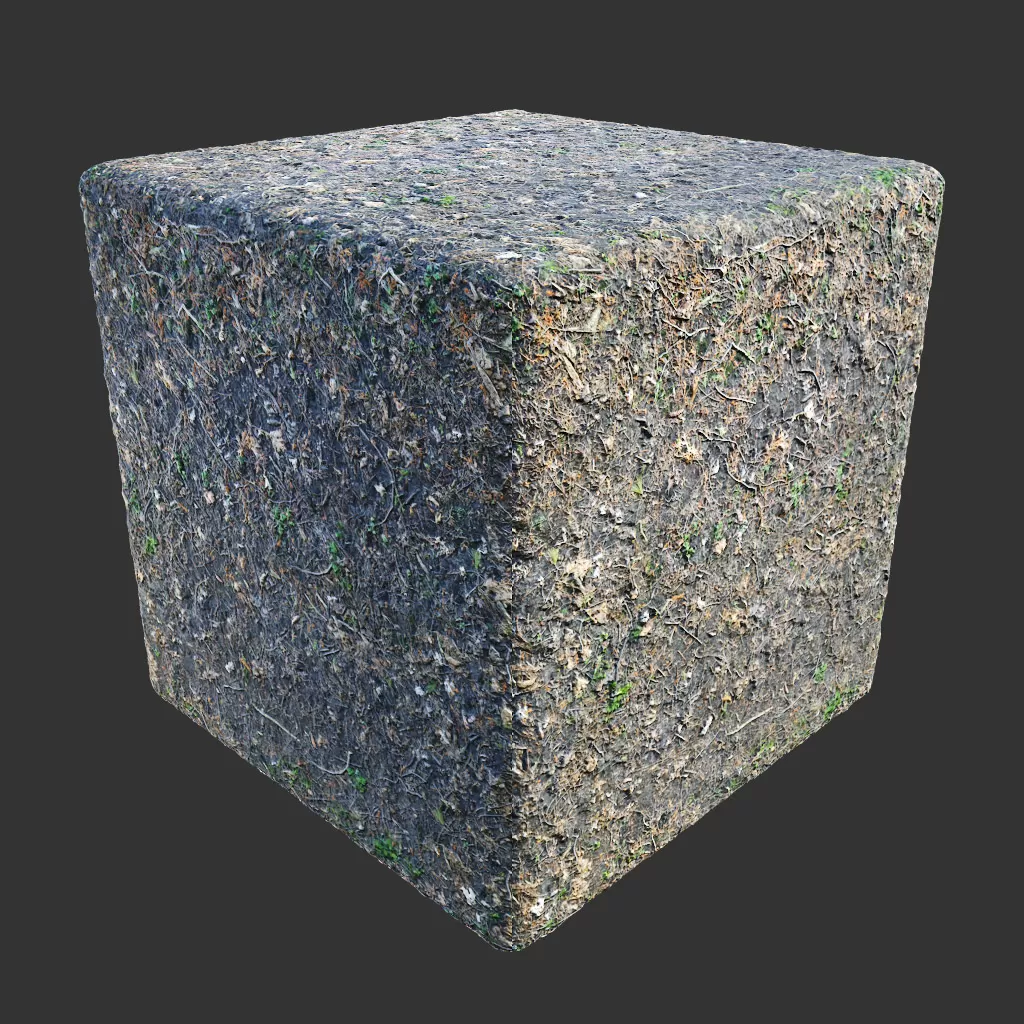 PBR TEXTURES – FULL OPTION – Ground Forest  – 542