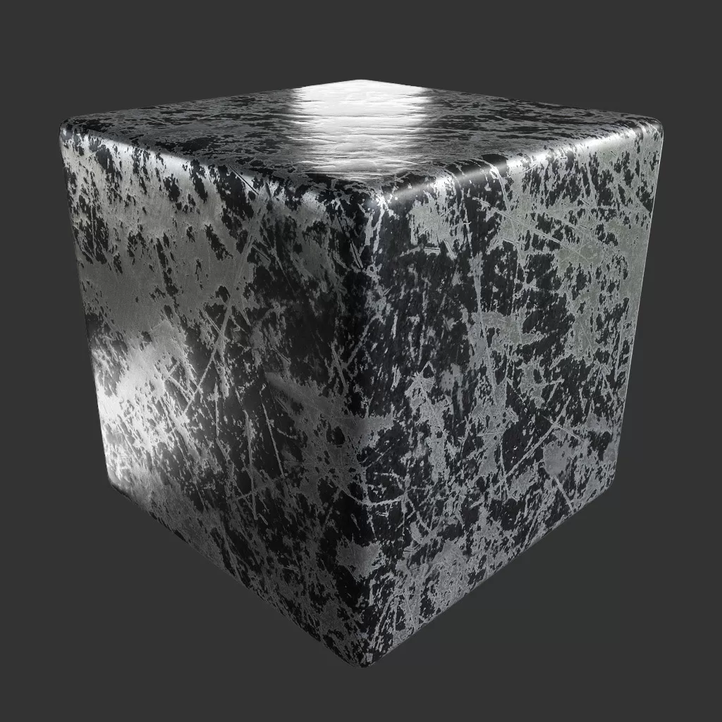 PBR TEXTURES – FULL OPTION – Metal Black  – 700