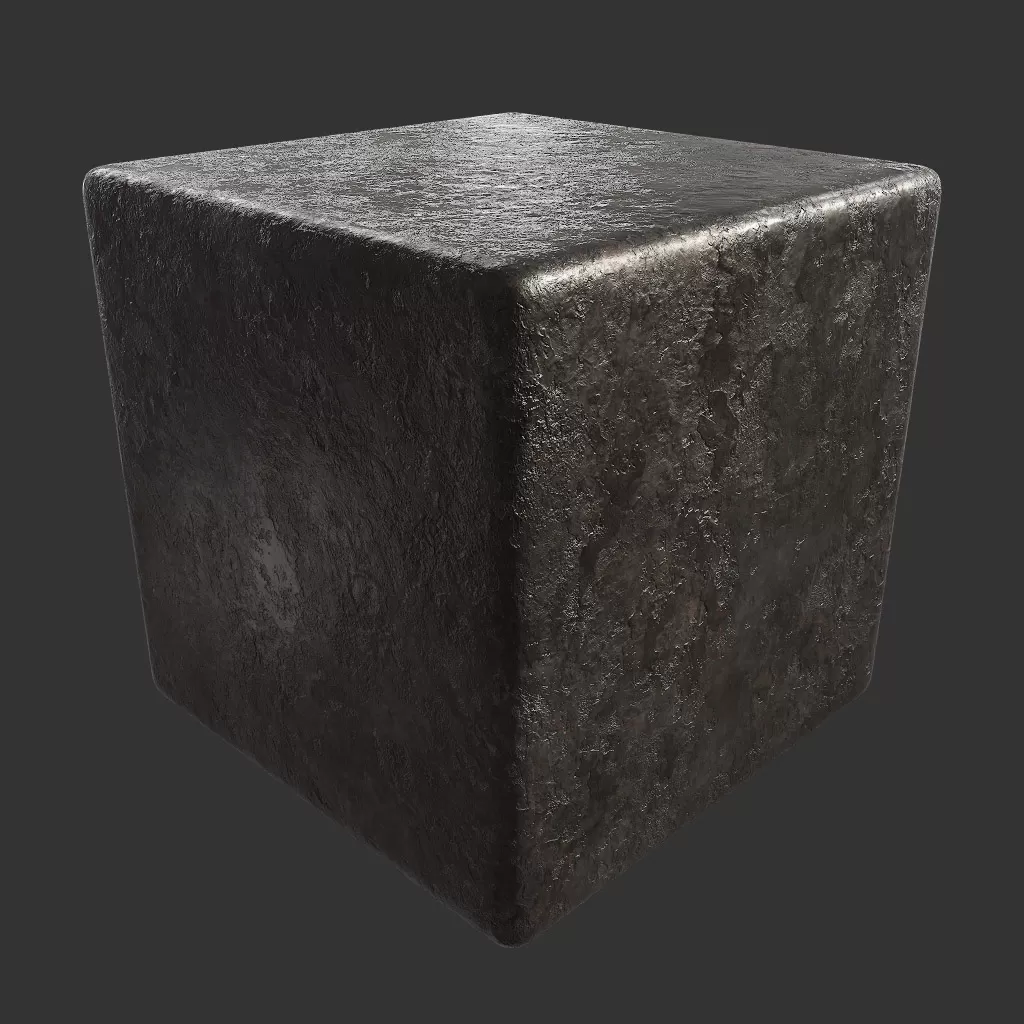PBR TEXTURES – FULL OPTION – Metal Cast Iron – 718