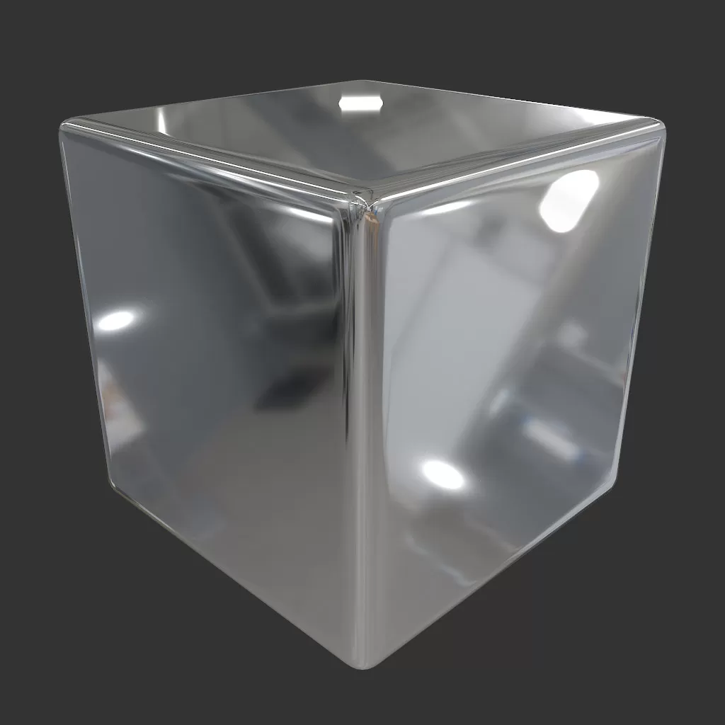 PBR TEXTURES – FULL OPTION – Metal Chrome  – 719