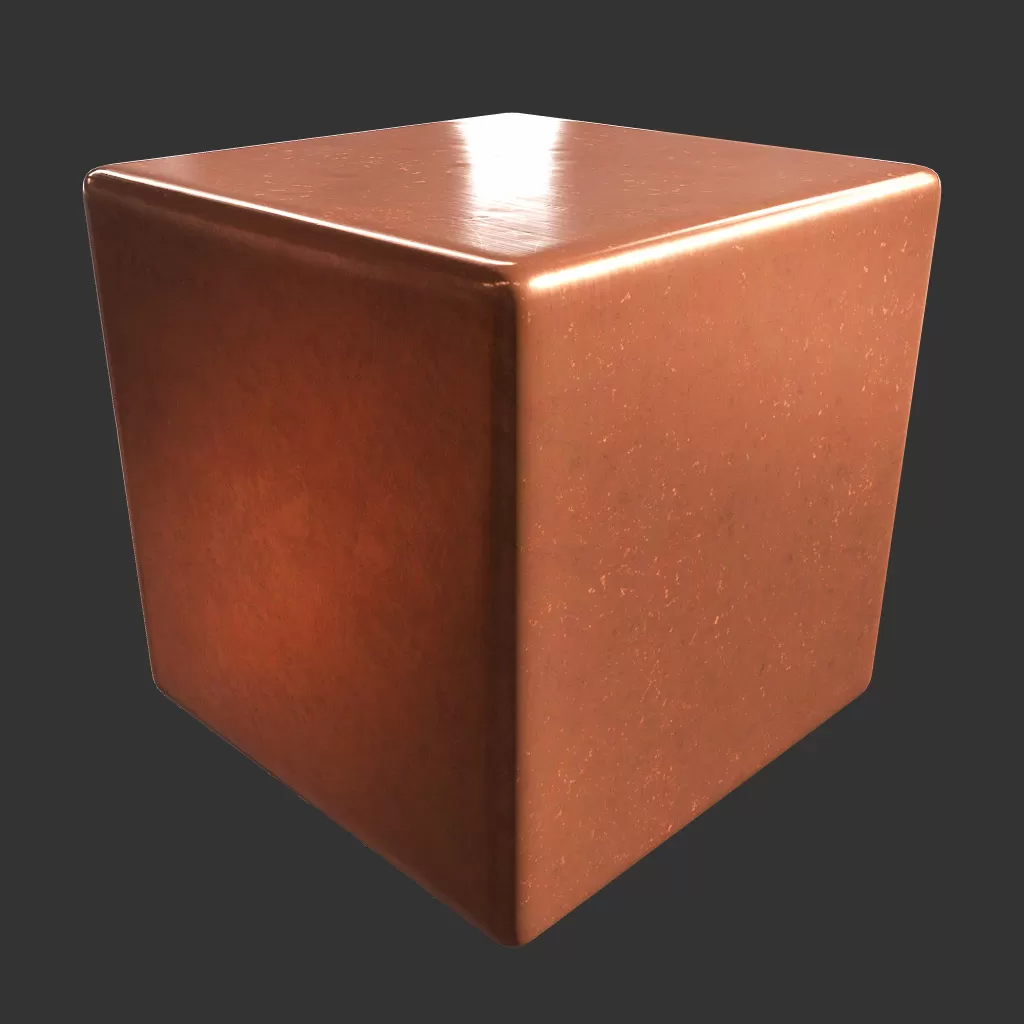 PBR TEXTURES – FULL OPTION – Metal Copper Repolished – 722