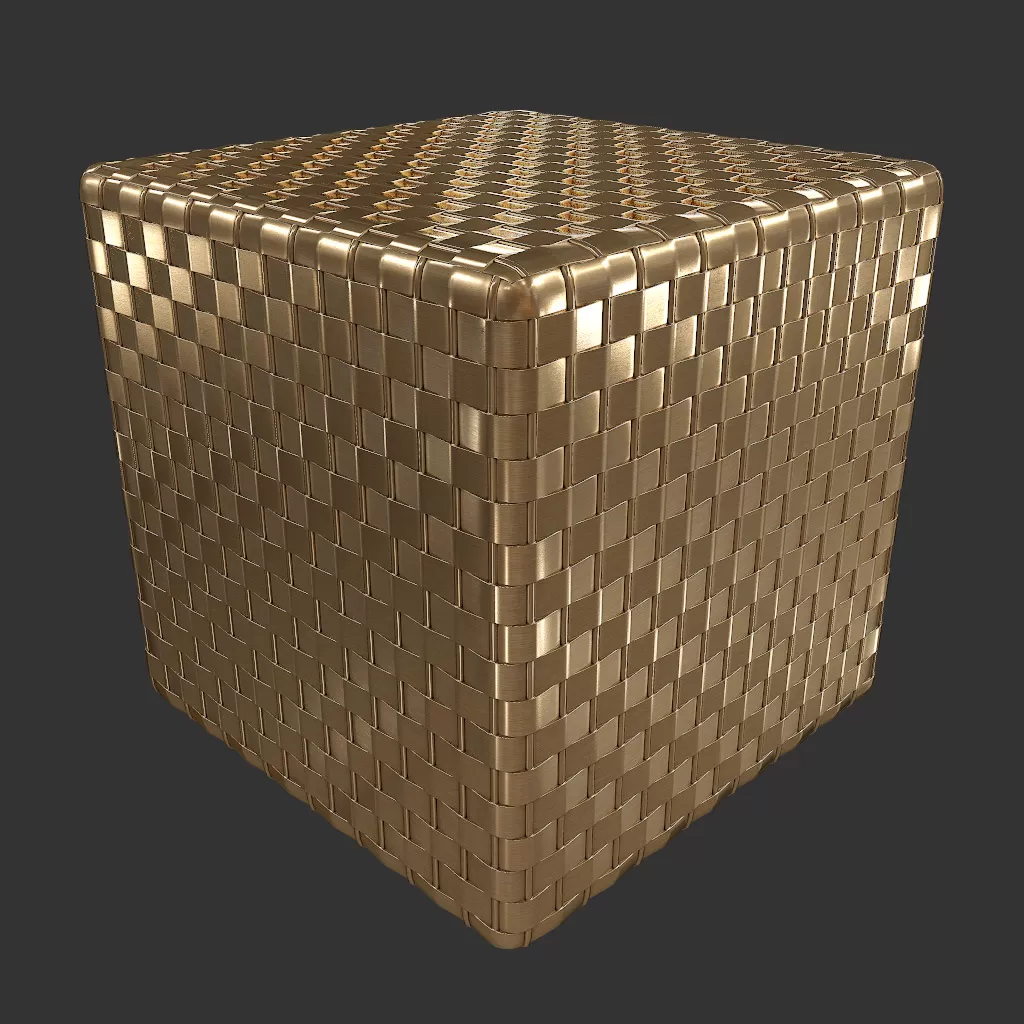 PBR TEXTURES – FULL OPTION – Metal Designer Weave – 735