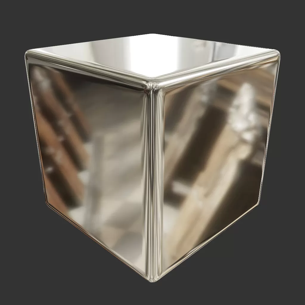 PBR TEXTURES – FULL OPTION – Metal Fine Silver – 745
