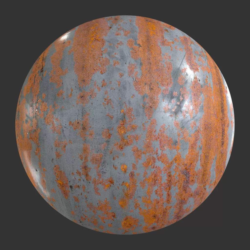 PBR TEXTURES – FULL OPTION – Metal Grime  – 766