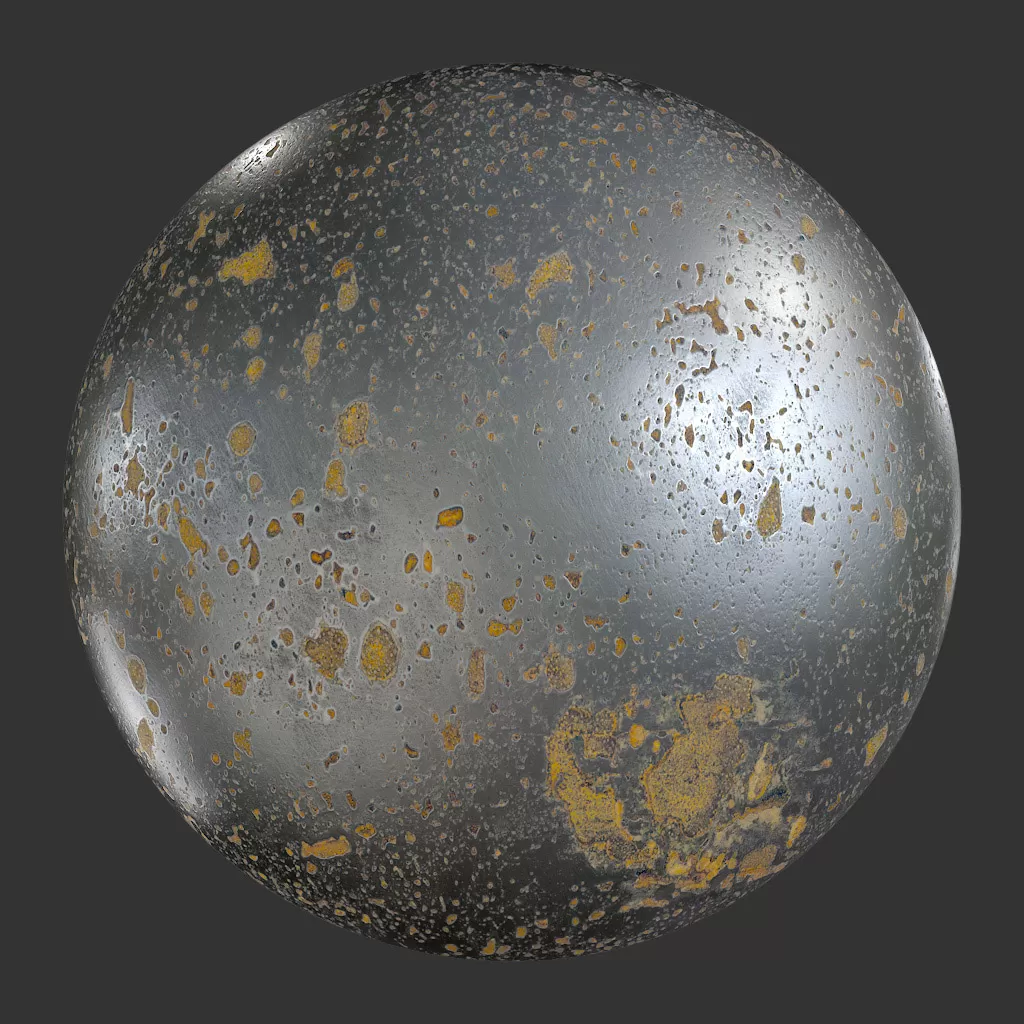 PBR TEXTURES – FULL OPTION – Metal Grime  – 772