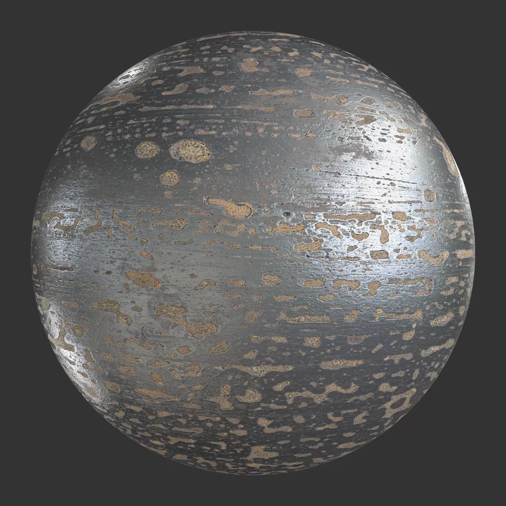 PBR TEXTURES – FULL OPTION – Metal Grime  – 774