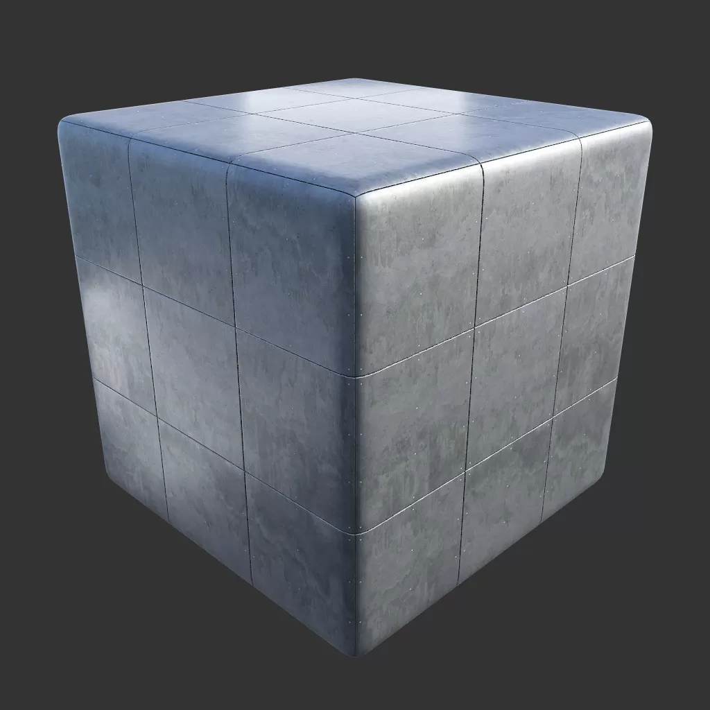 PBR TEXTURES – FULL OPTION – Metal Panel Square – 781 PBR TEXTURES – FULL OPTION – Metal Panel Square – 781
