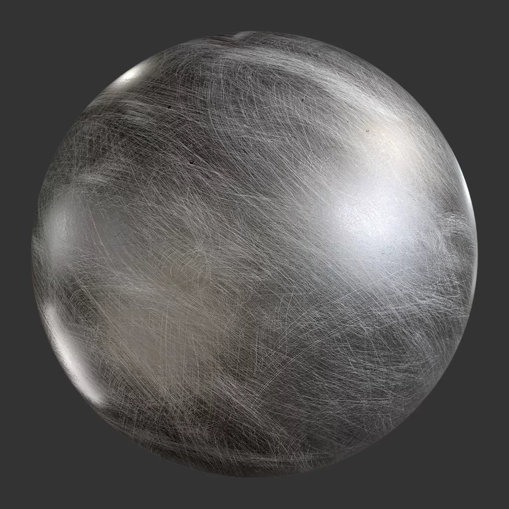 PBR TEXTURES – FULL OPTION – Metal Scratched  – 802