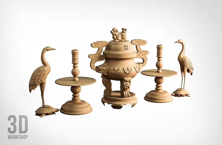 FURNITURE – PHONG THO 3D MODELS – 007