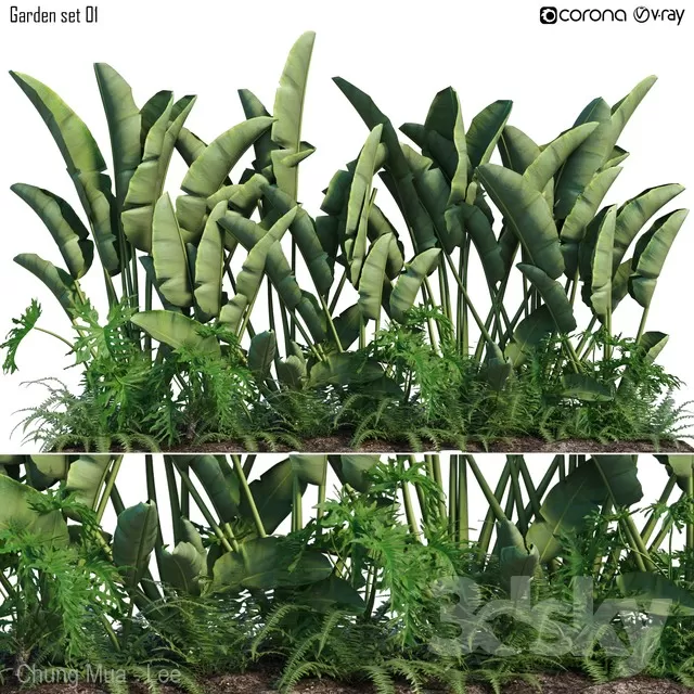 DECOR HELPER – PLANT – EXTERIOR 3D MODELS – 154