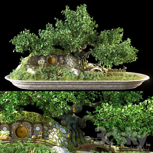 DECOR HELPER – PLANT – FLOOR 3D MODELS – 229