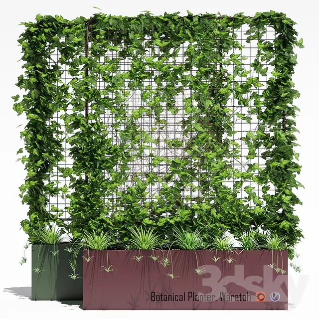 DECOR HELPER – PLANT – WALL 3D MODELS – 6