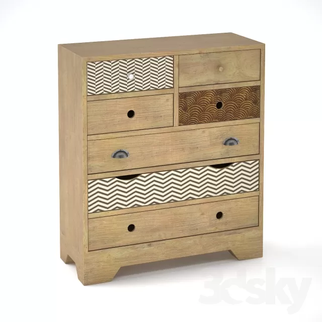 SIDEBOARD – CHEST OF DRAWER 3D MODELS – 107