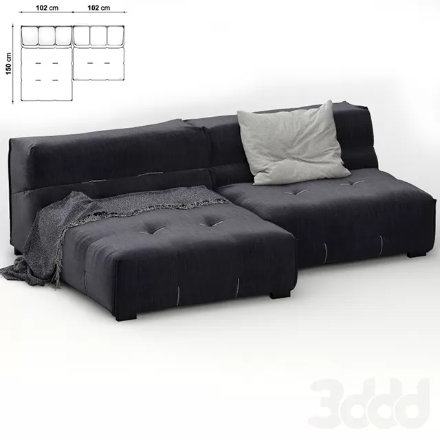 FURNITURE – SOFA 3D PRO MODELS – 051