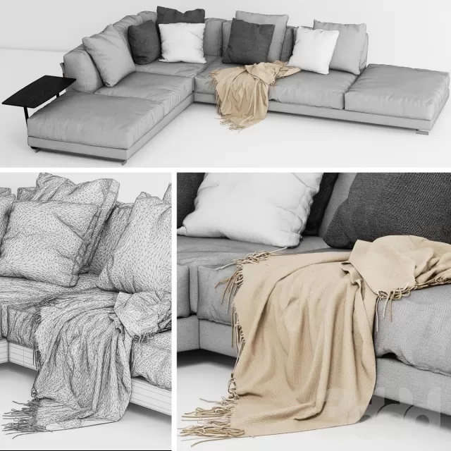 FURNITURE – SOFA 3D PRO MODELS – 090