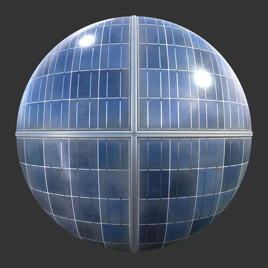 Solar Panels Polycrystalline Type C Framed Dirty