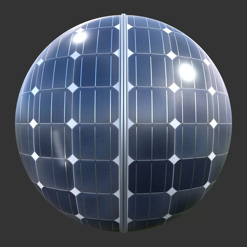 Solar Panels Monocrystalline Type B  Framed Clean