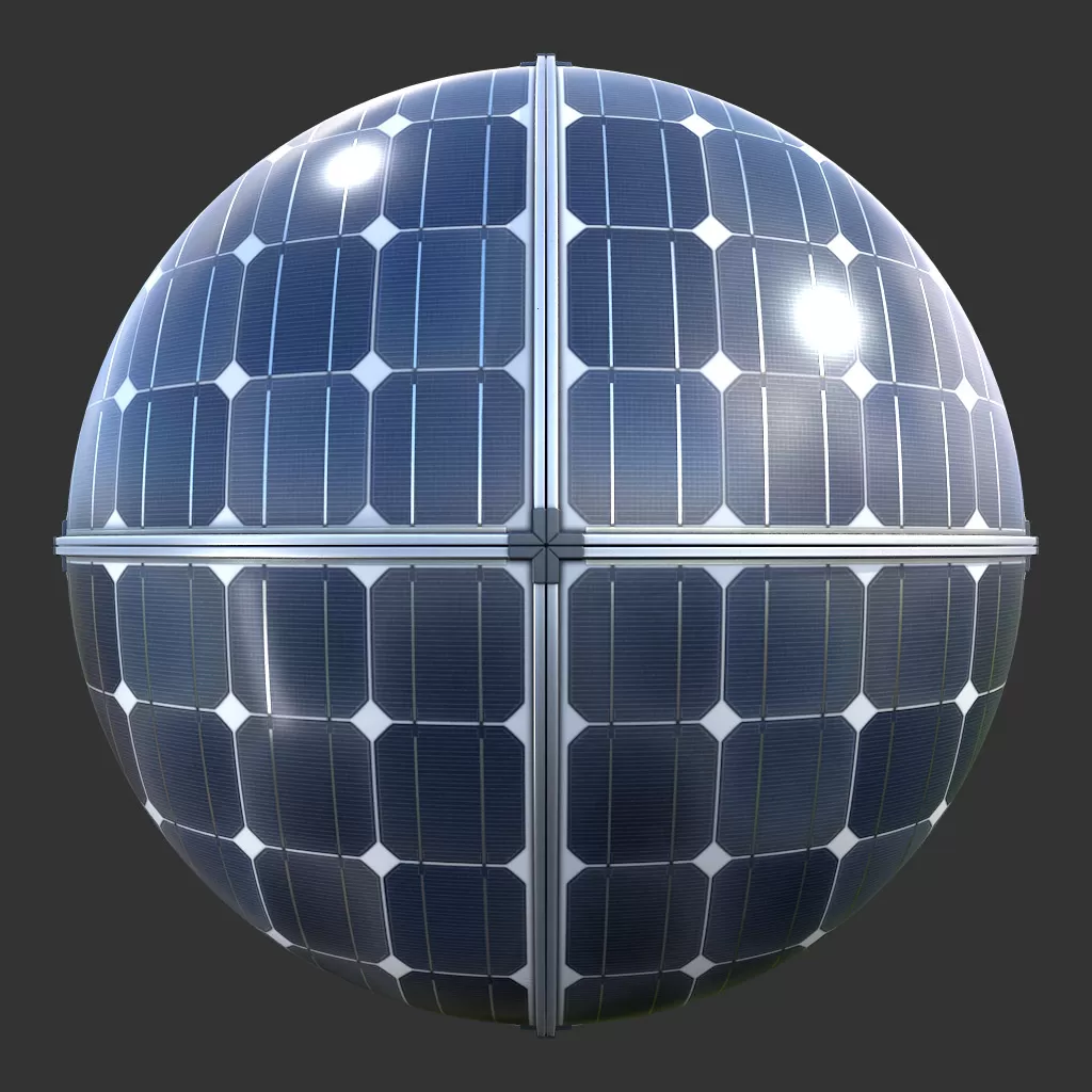 Solar Panels Monocrystalline Type C  Framed Clean