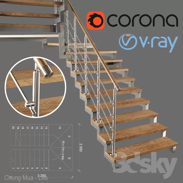 DECOR HELPER – STAIR 3D MODELS – 14