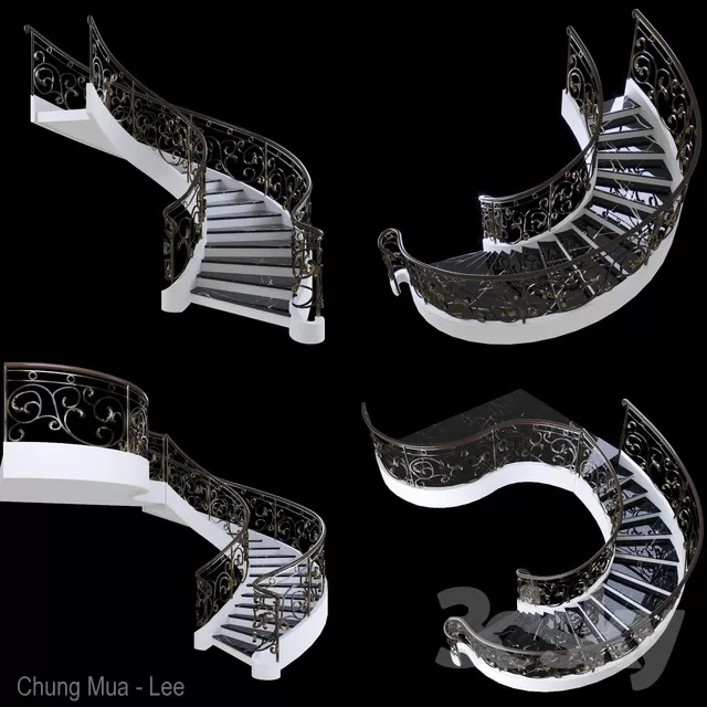 DECOR HELPER – STAIR 3D MODELS – 19