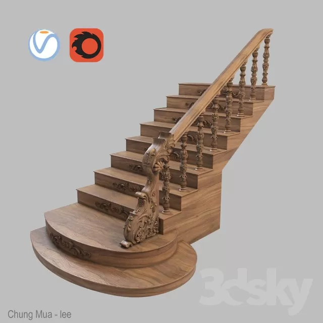 DECOR HELPER – STAIR 3D MODELS – 72