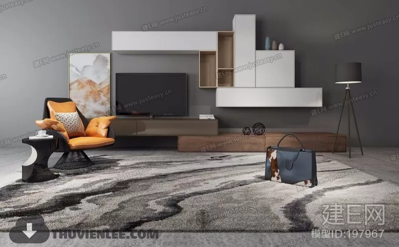 FURNITURE – TV SHELF 3D MODELS – 002 FURNITURE – TV SHELF 3D MODELS – 002