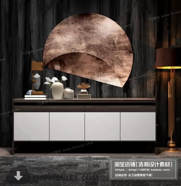 FURNITURE – TV SHELF 3D MODELS – 113