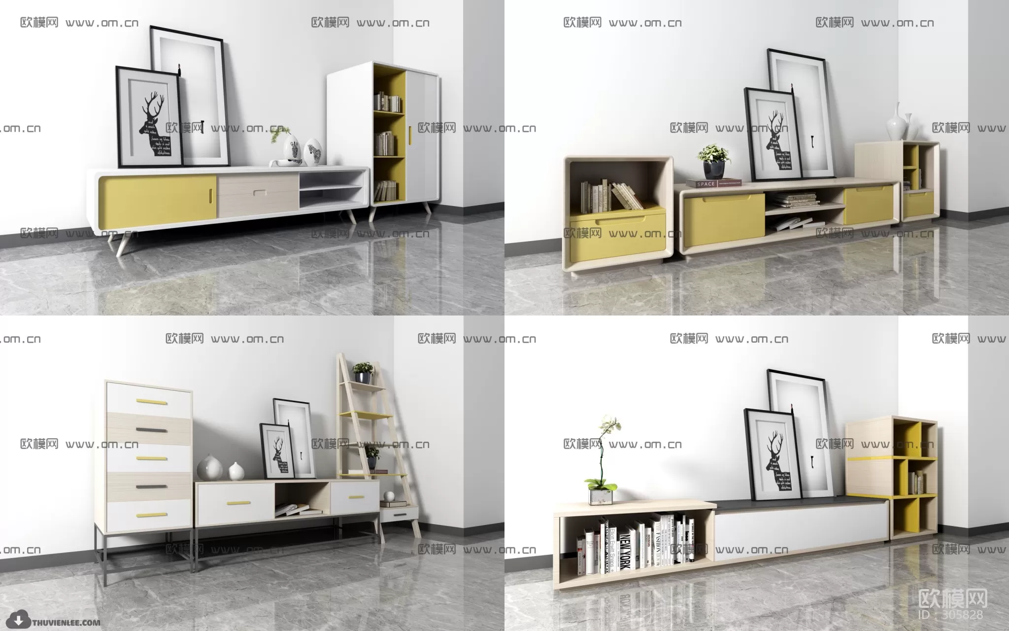 FURNITURE – TV SHELF 3D MODELS – 013 FURNITURE – TV SHELF 3D MODELS – 013