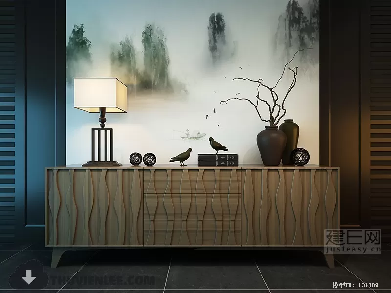 FURNITURE – TV SHELF 3D MODELS – 131