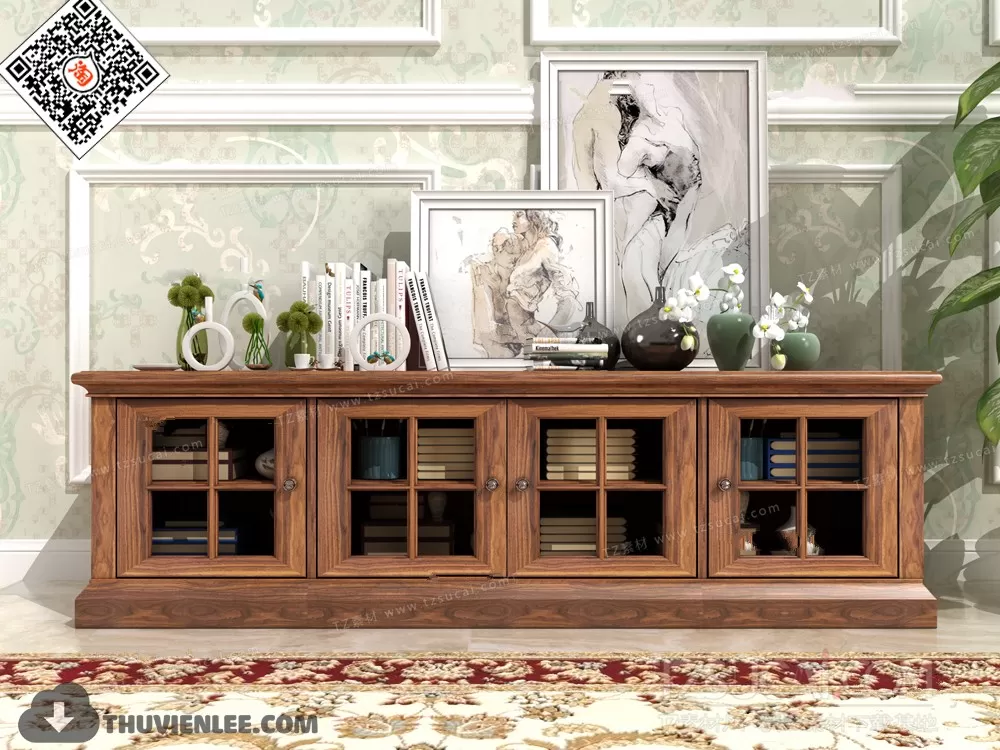 FURNITURE – TV SHELF 3D MODELS – 132