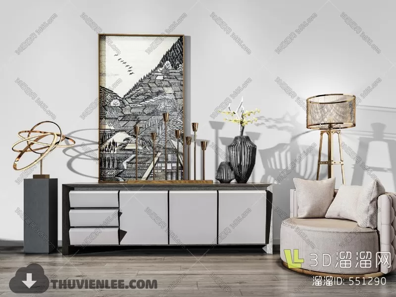 FURNITURE – TV SHELF 3D MODELS – 018 FURNITURE – TV SHELF 3D MODELS – 018