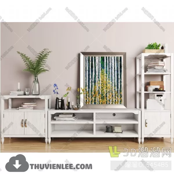 FURNITURE – TV SHELF 3D MODELS – 021 FURNITURE – TV SHELF 3D MODELS – 021