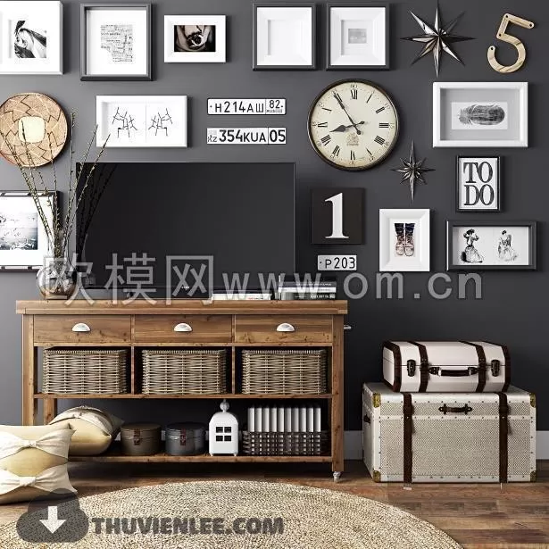 FURNITURE – TV SHELF 3D MODELS – 022 FURNITURE – TV SHELF 3D MODELS – 022