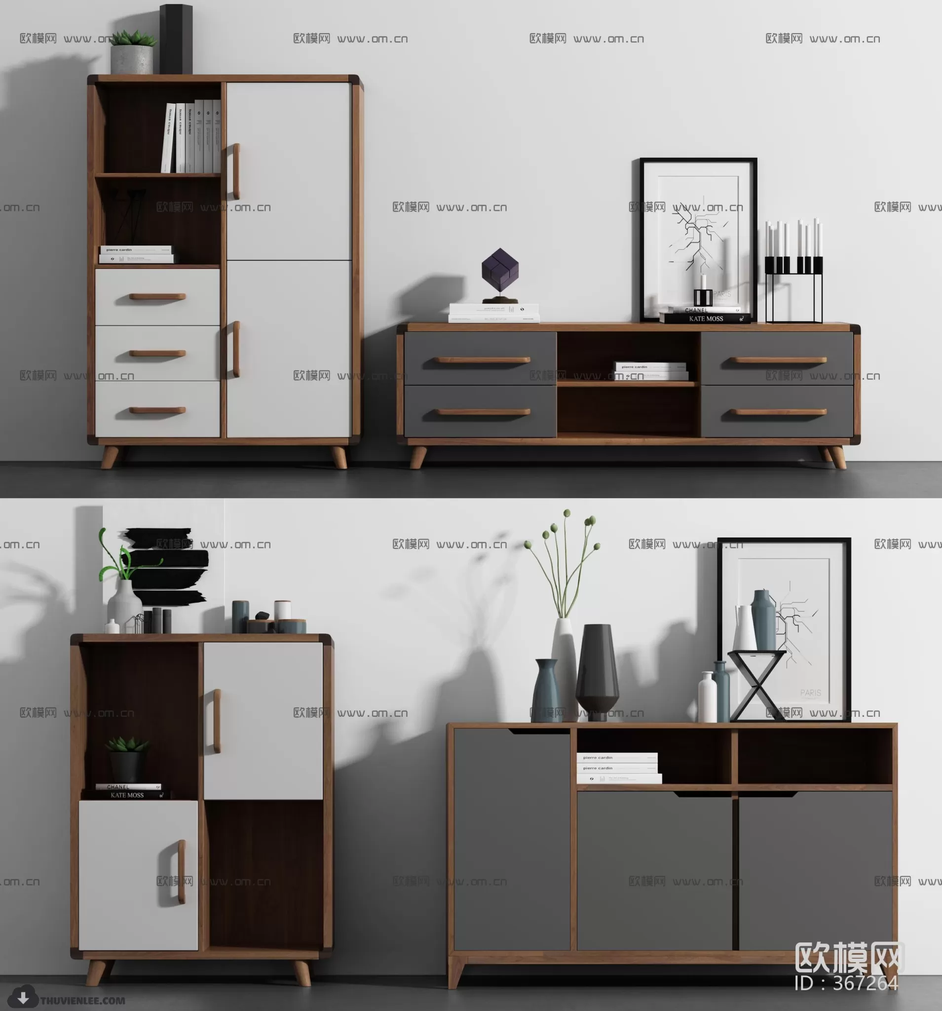 FURNITURE – TV SHELF 3D MODELS – 032 FURNITURE – TV SHELF 3D MODELS – 032