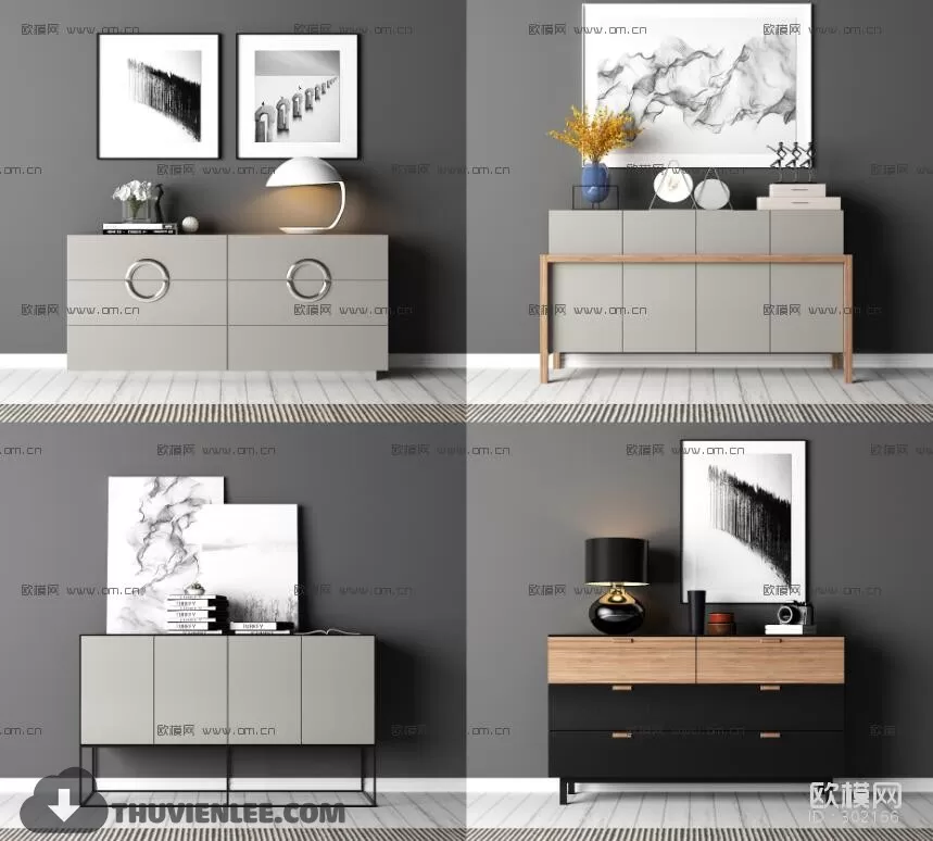 FURNITURE – TV SHELF 3D MODELS – 034 FURNITURE – TV SHELF 3D MODELS – 034