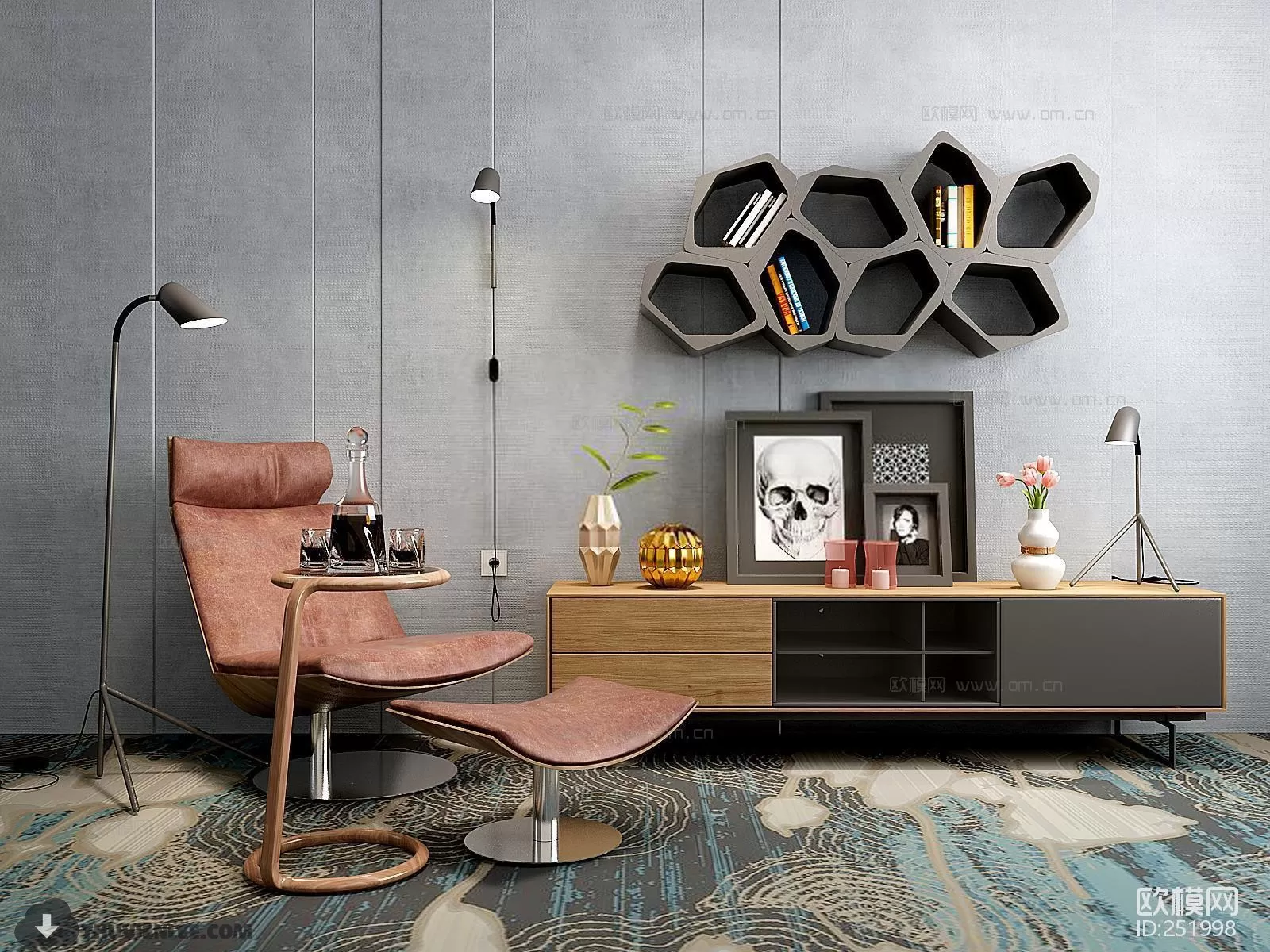 FURNITURE – TV SHELF 3D MODELS – 046 FURNITURE – TV SHELF 3D MODELS – 046