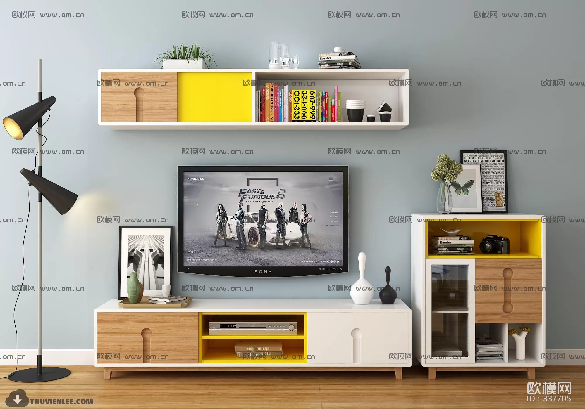 FURNITURE – TV SHELF 3D MODELS – 006 FURNITURE – TV SHELF 3D MODELS – 006