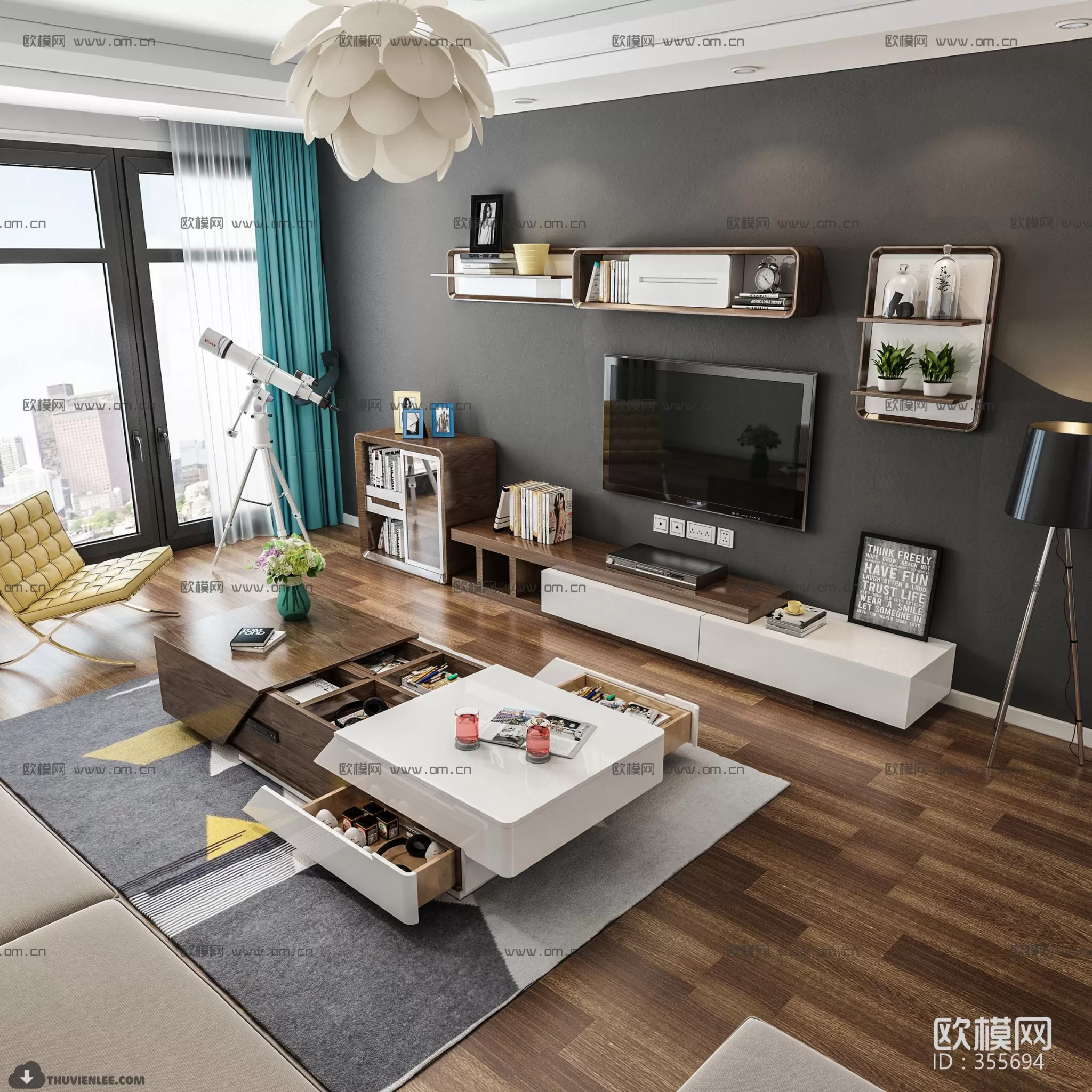 FURNITURE – TV SHELF 3D MODELS – 054 FURNITURE – TV SHELF 3D MODELS – 054