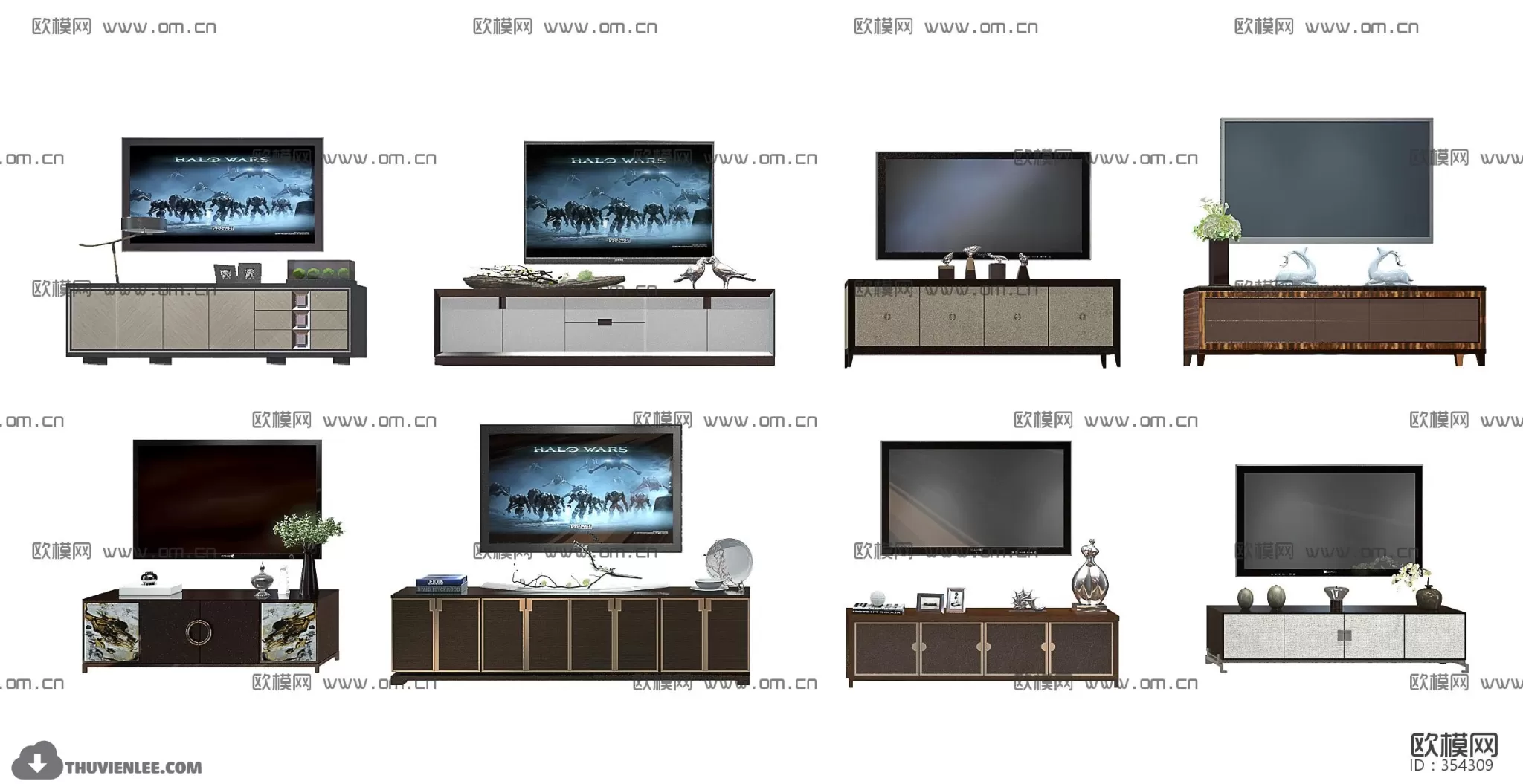 FURNITURE – TV SHELF 3D MODELS – 059