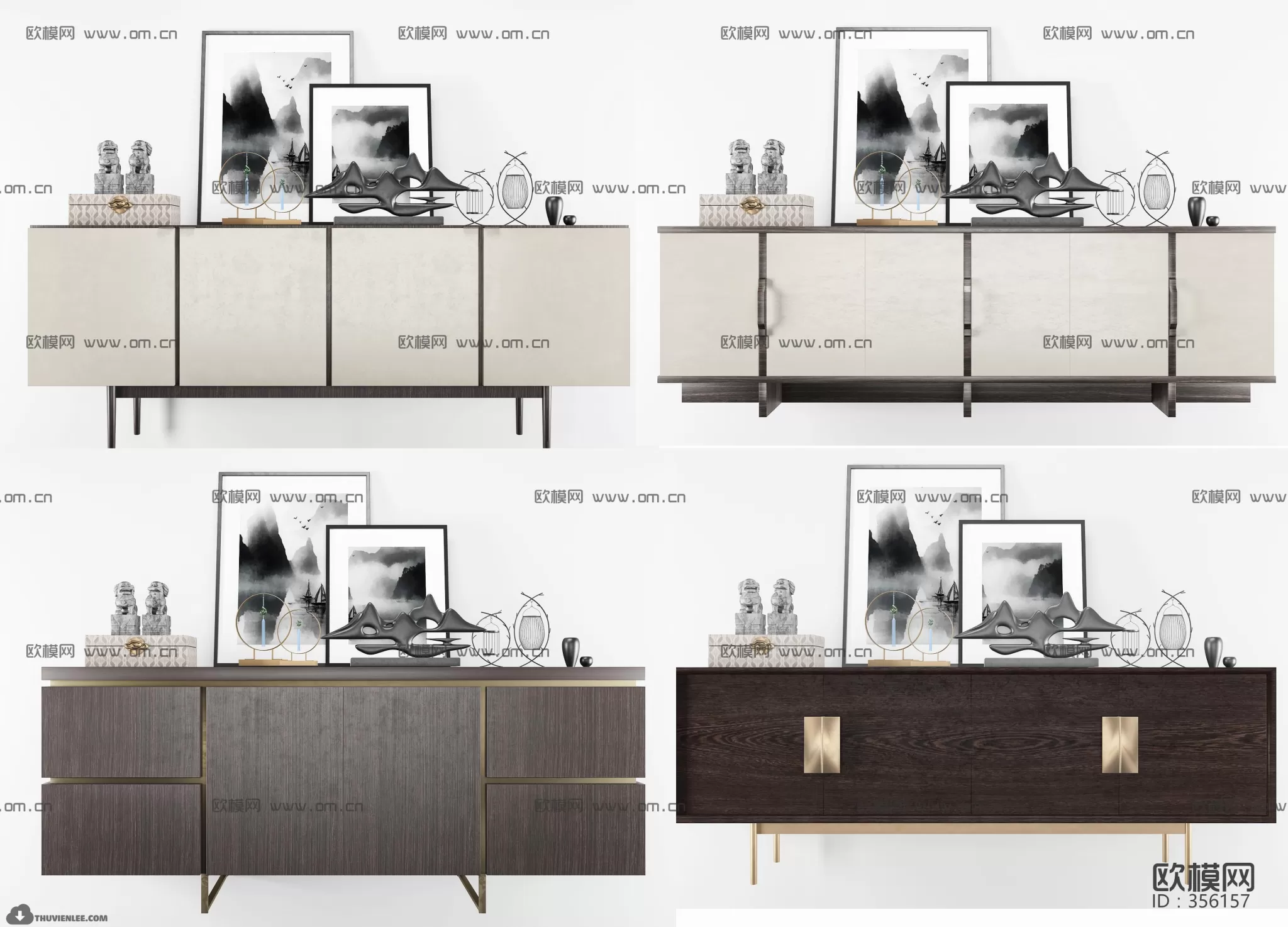FURNITURE – TV SHELF 3D MODELS – 061