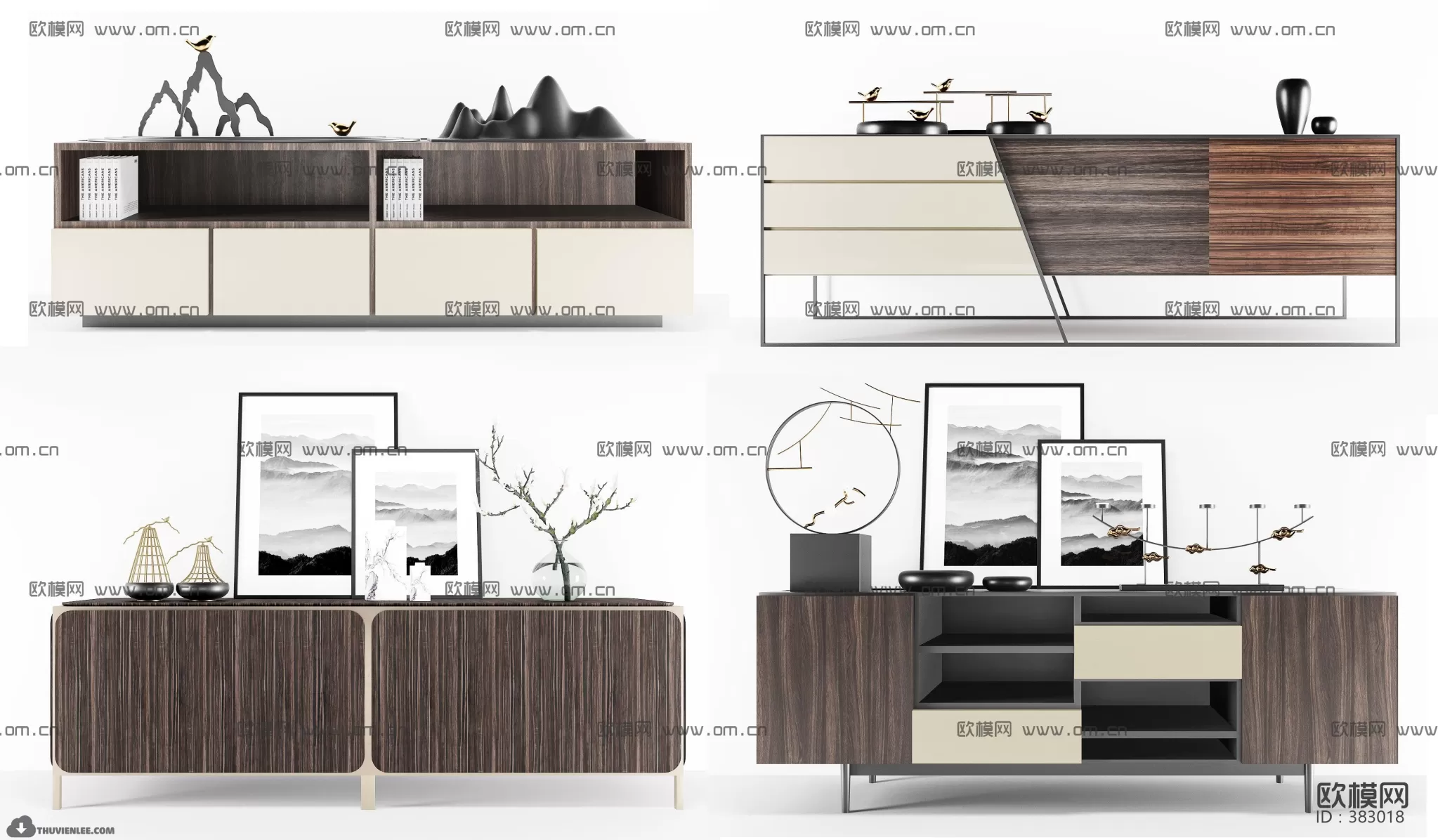 FURNITURE – TV SHELF 3D MODELS – 062