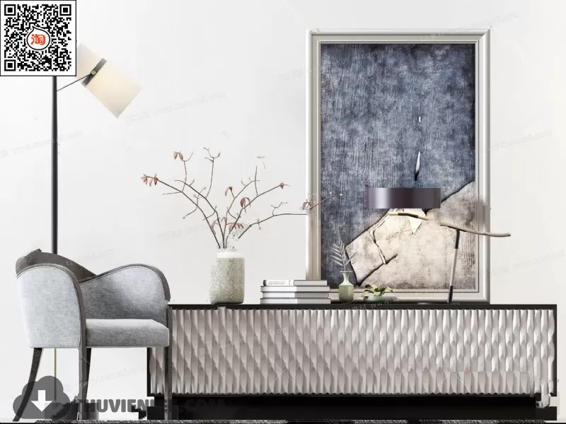 FURNITURE – TV SHELF 3D MODELS – 095