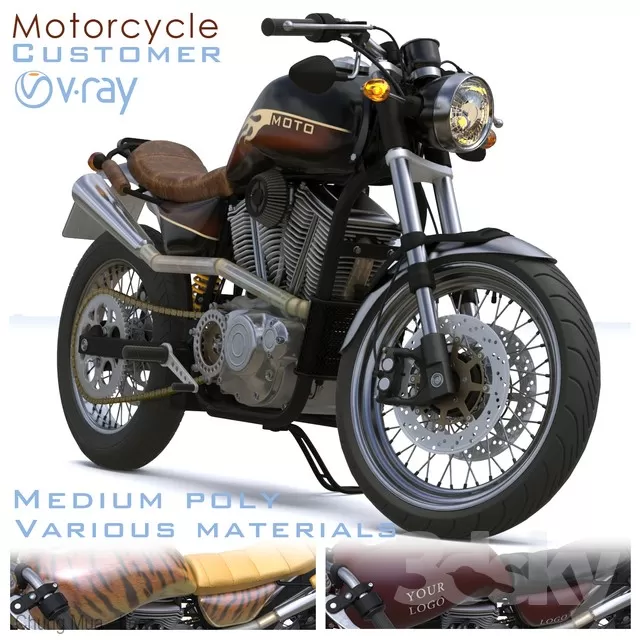 DECOR HELPER – VEHICLE – MOTORBIKE 3D MODELS – 8